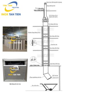 Sơ đồ hệ thống đổ rác nhà cao tầng