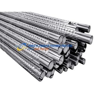 Ống inox trang trí 19.1 mm ~ 89.1 mm hình trúc xoắn