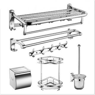 Bộ phụ kiện phòng tắm inox 304 trọn gói đầy đủ tiện nghi