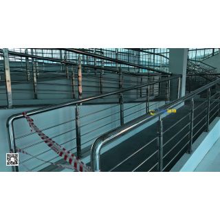 Thi công Tay vịn cầu thang inox 304