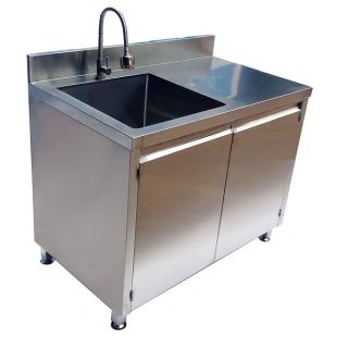 Tủ inox có bồn rửa mua ở đâu uy tín, chất lượng?