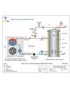 Bồn bảo &ocirc;n inox chứa nước n&oacute;ng 500L d&ugrave;ng cho hệ thống Heatpump gia đ&igrave;nh