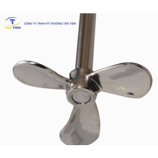 Cánh khuấy chân vịt inox phi 200, phi 300 cho bể hòa trộn