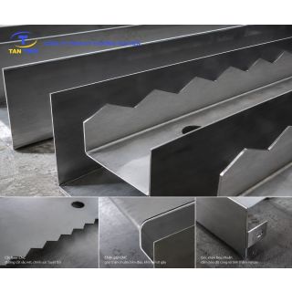 Bản vẽ máng thu nước răng cưa dạng tròn và dạng thẳng cho bể lắng