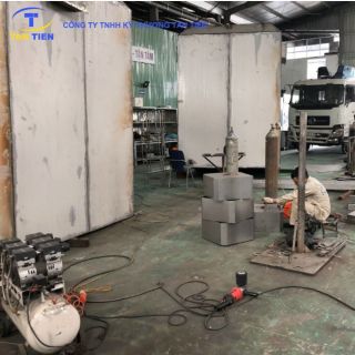 Chế tạo bể lắng đứng inox đáy côn thu bùn dung tích 5m3, 10m3