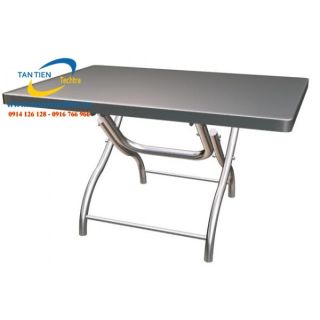 Bàn inox hình chữ nhật