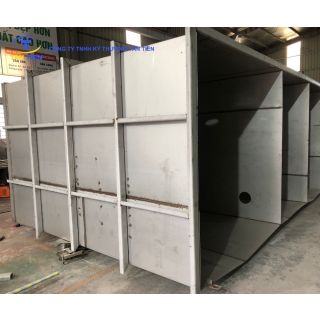 Gia công bể chứa nước ngầm inox tòa nhà kích thước theo diện tích hầm