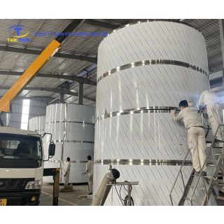 Xưởng làm bồn bảo ôn inox 3 lớp giữ nhiệt, cách nhiệt Polyurethane tốt