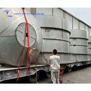 Quy cách bồn bể inox nằm ngang dày 4mm chịu áp tải mặt đất