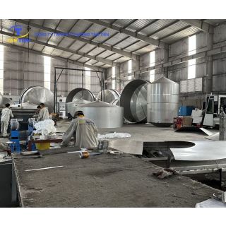 Thiết kế bồn phối trộn siro inox vi sinh có thước đo thủy lực thành bồn