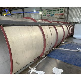 Gia công bồn khuấy trộn nguyên liệu inox có cánh khuấy tốc độ cao