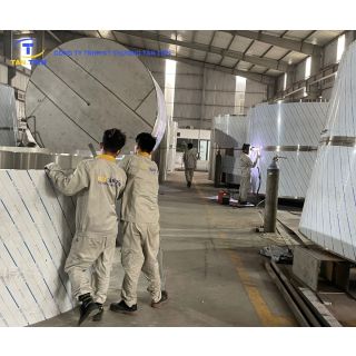 Bồn inox hệ thống xử lý nước thải sinh hoạt dung tích 10m3 cho tòa nhà văn phòng