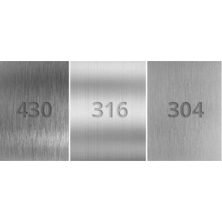 So sánh phân biệt inox 316, 430 và 304 khác nhau ở điểm gì?