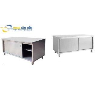 Thông tin chi tiết tủ inox cánh lùa trong bếp nhà hàng