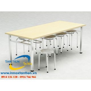 Bàn ăn inox công nghiệp