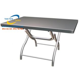 Bàn inox hình chữ nhật