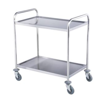 Xe đẩy inox 2 tầng, những lưu ý khi lựa chọn xe đẩy inox
