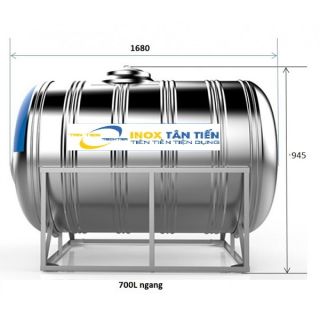 Bồn inox 700L