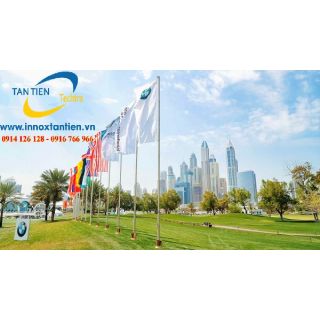Cột cờ inox 304 cao 9m