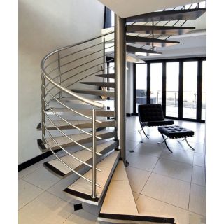 Mẫu cầu thang inox đẹp