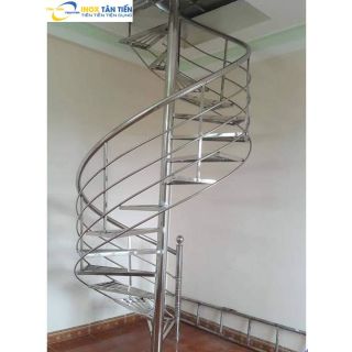 Cầu thang inox xoắn ốc