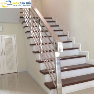 Tay vịn cầu thang inox vuông