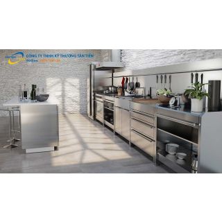 Tủ bếp inox