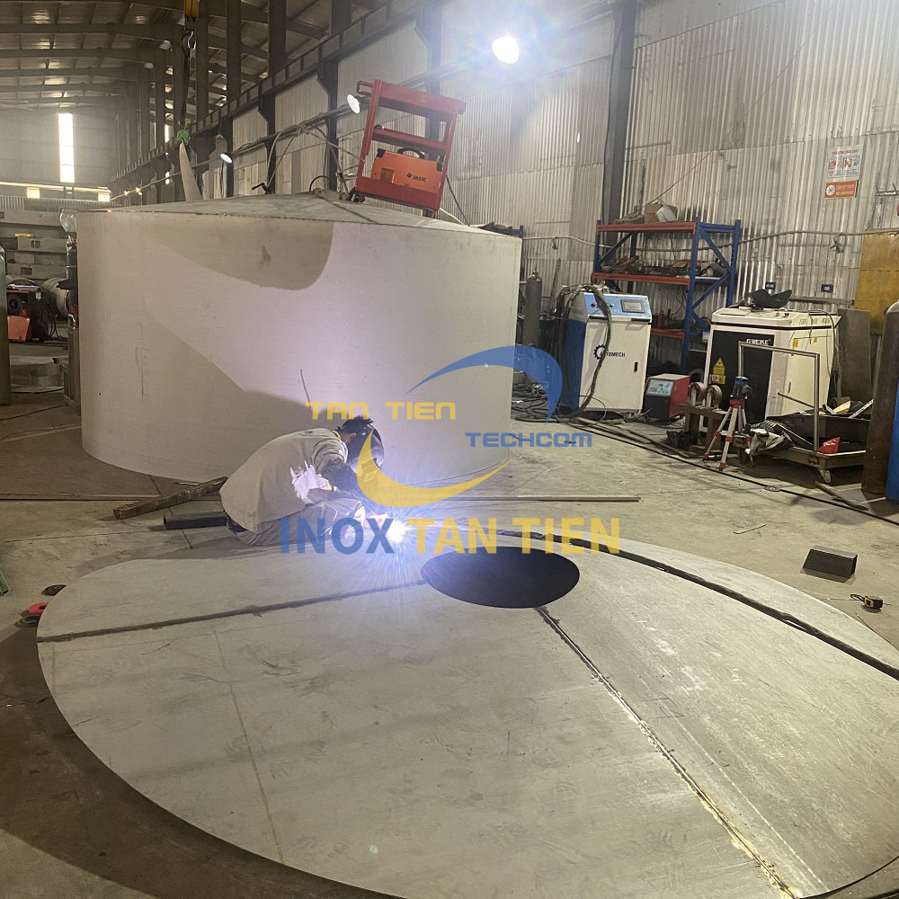 Gia công bồn inox 304 