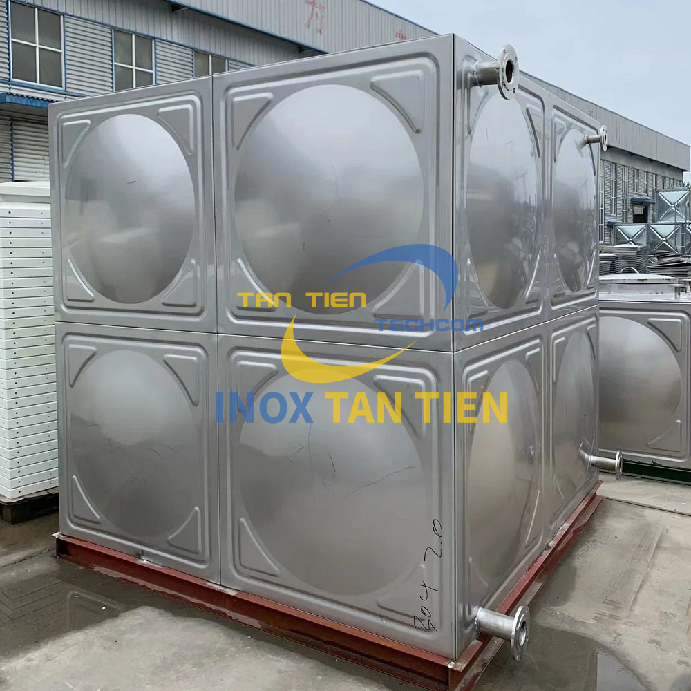 Gia công bồn inox lắp ghép 