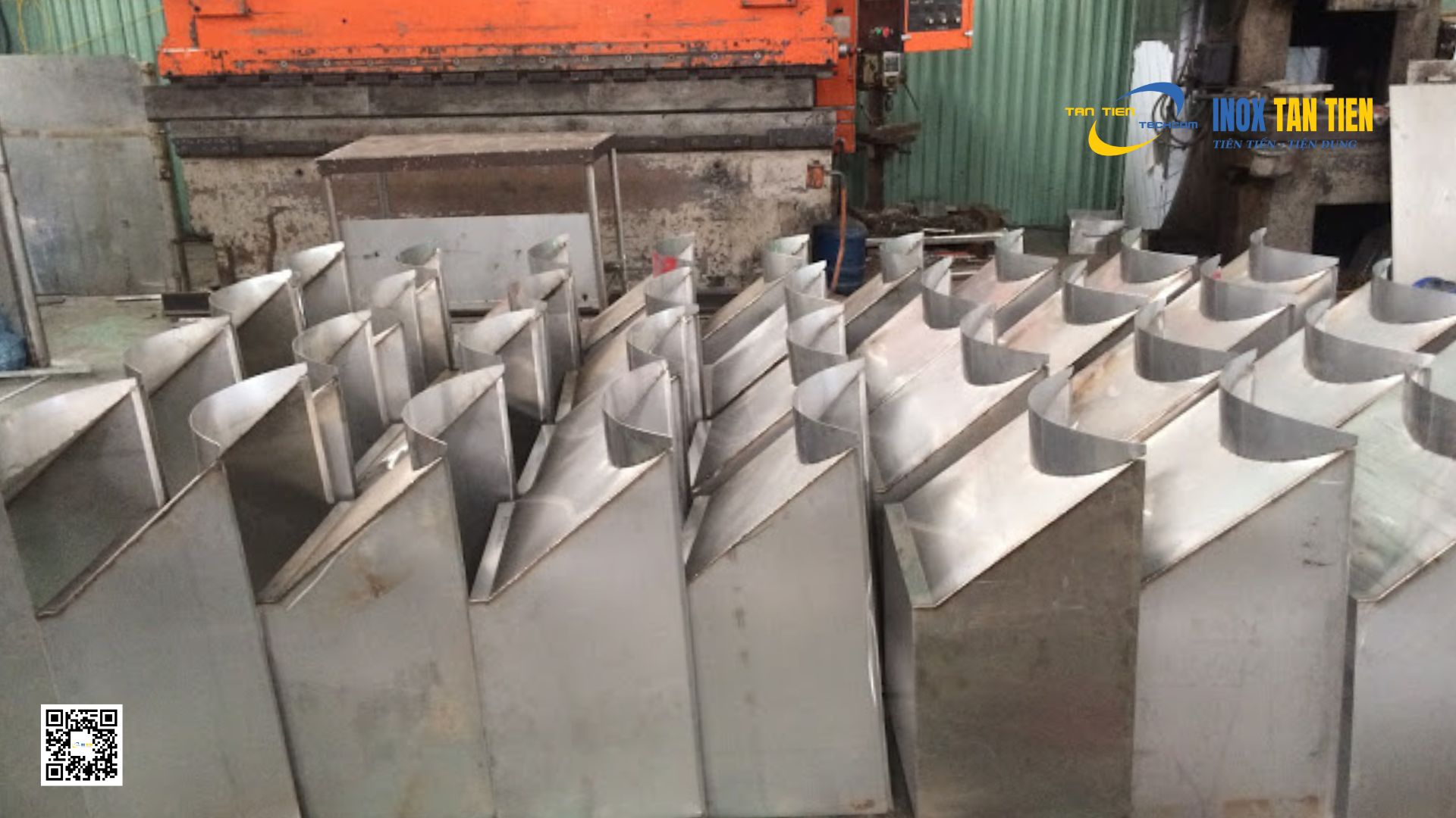 ứng dụng ống xả rác inox 2