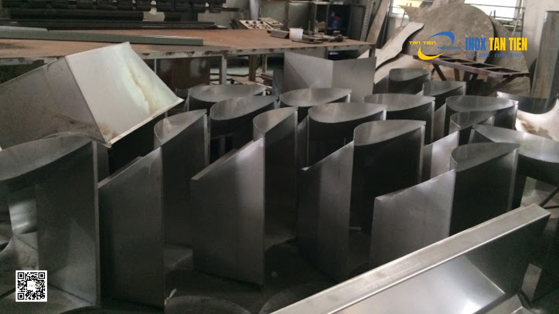 ứng dụng ống xả rác inox 4