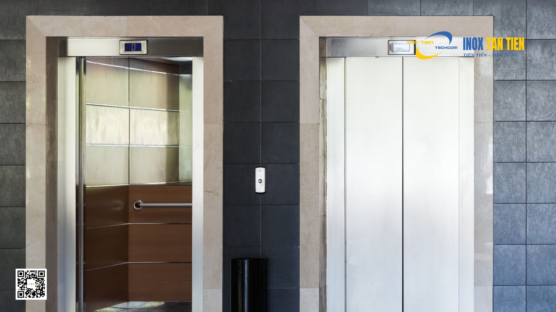 ứng dụng ốp thang máy inox 3