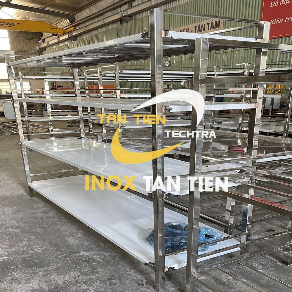 Kệ inox tầng mặt trơn