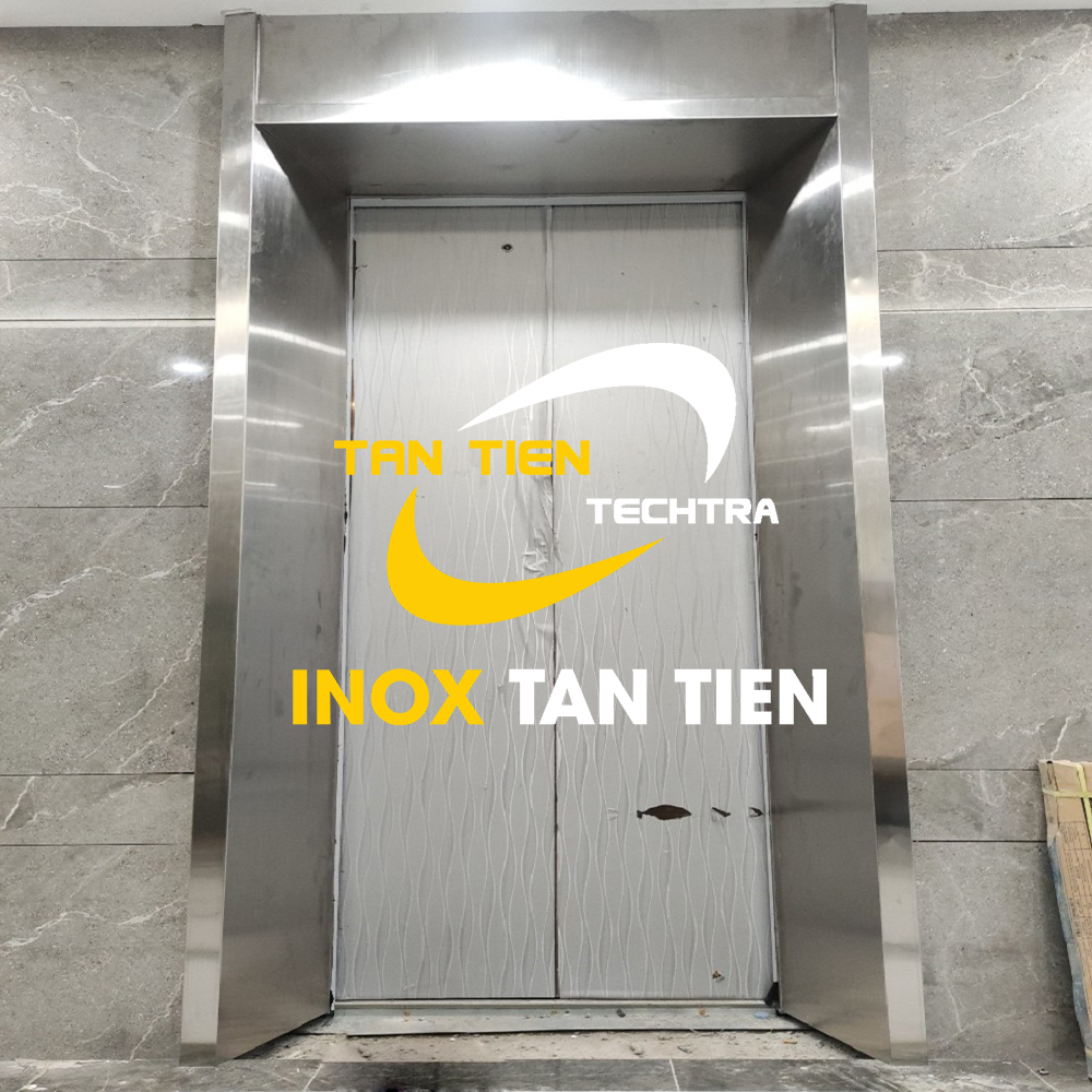 Ốp thang máy inox 