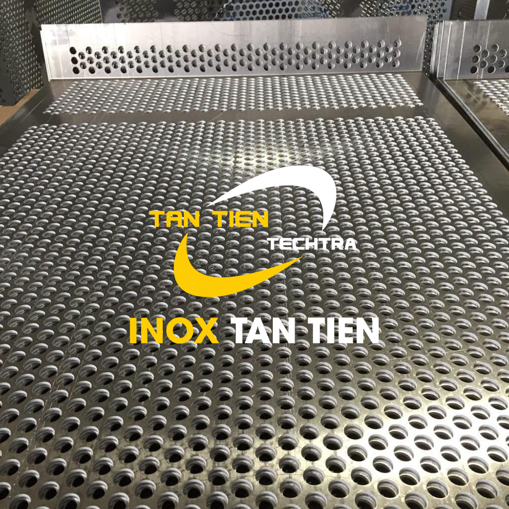 Tấm inox đục lỗ tròn