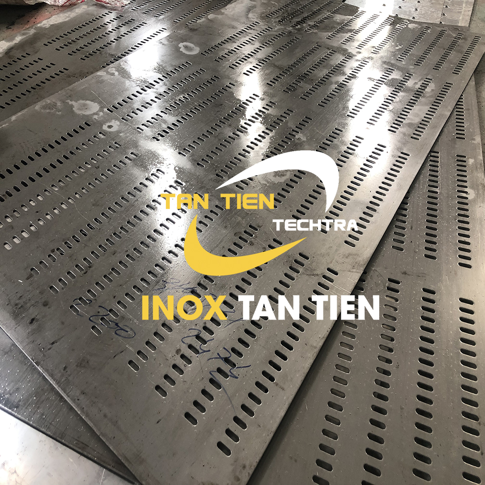 Gia công tấm đột lỗ inox