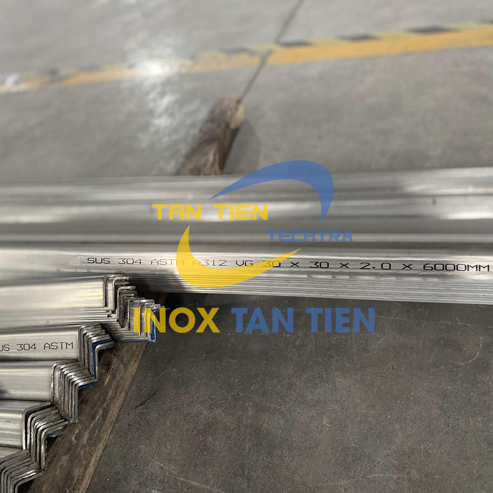 Thanh V đúc inox 304