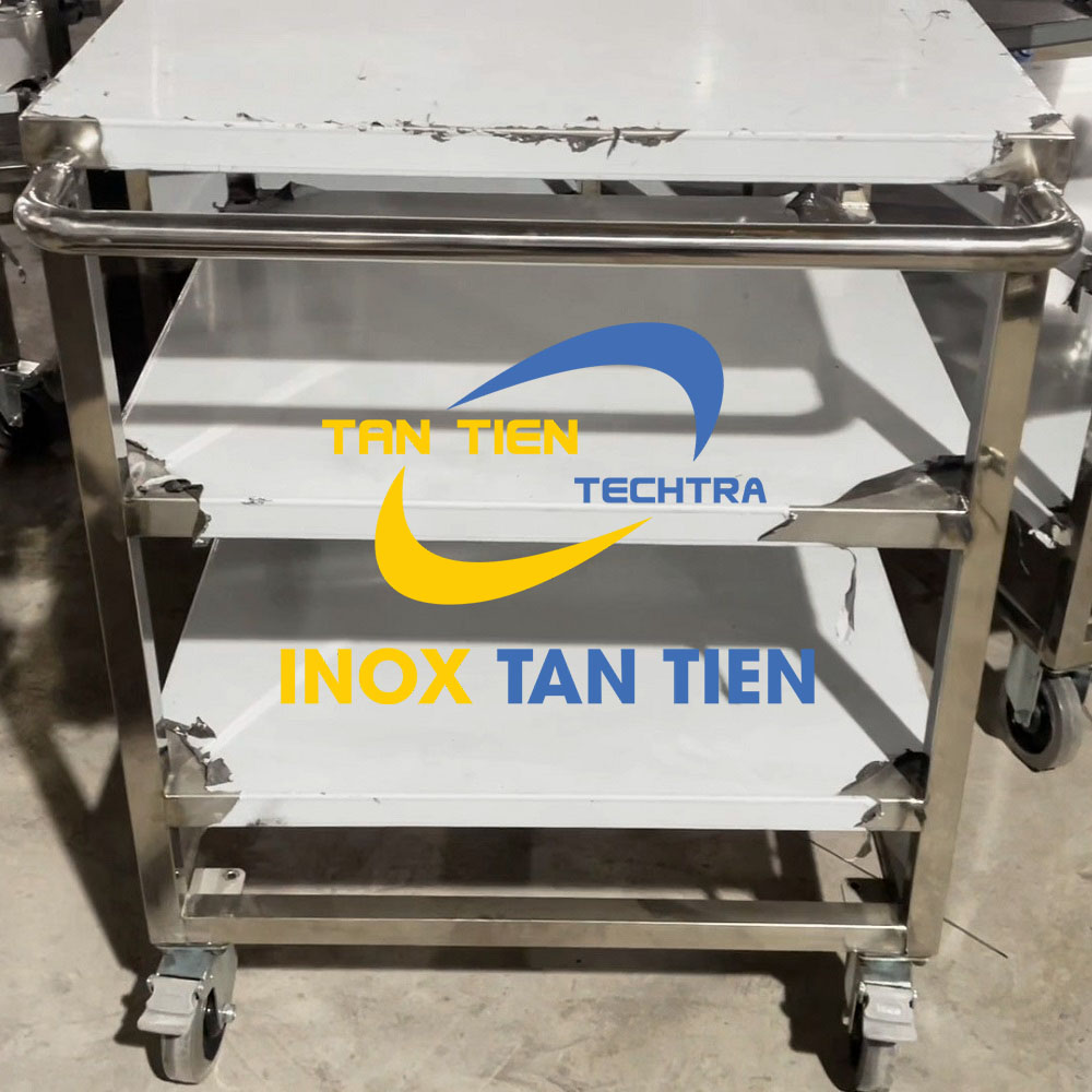 Xe đẩy inox