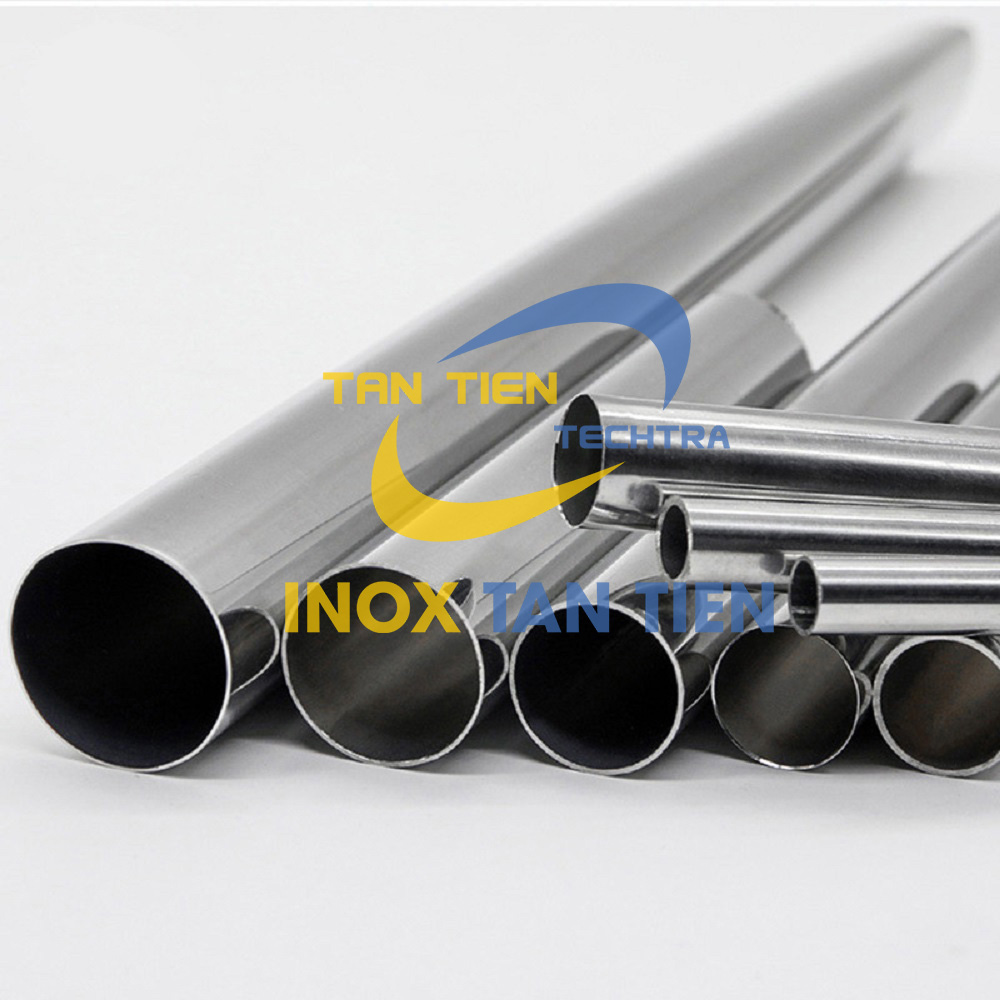 Cây inox tròn bề mặt bóng BA