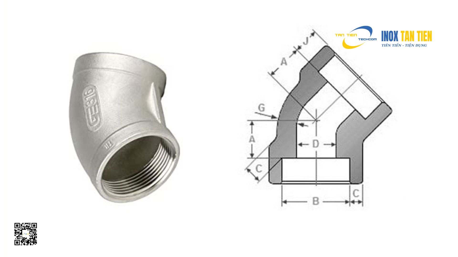 chếch inox 1